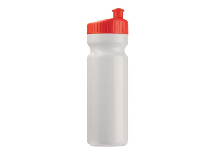 Gourde sport personnalisable Design 750 ml Blanc / Rouge